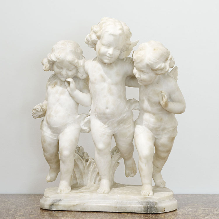 Albast beeld. Drie Putty’s.